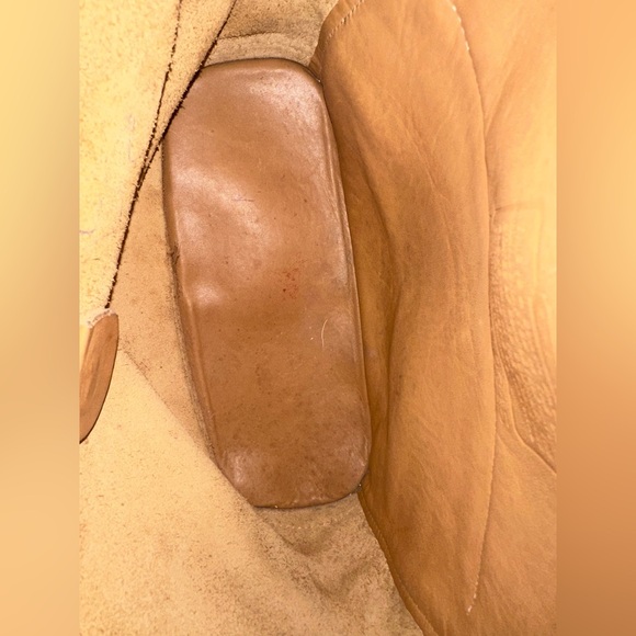 Vintage Coach 1999 Camel Leather Backpack 12x10x5 - Picture 11 of 12